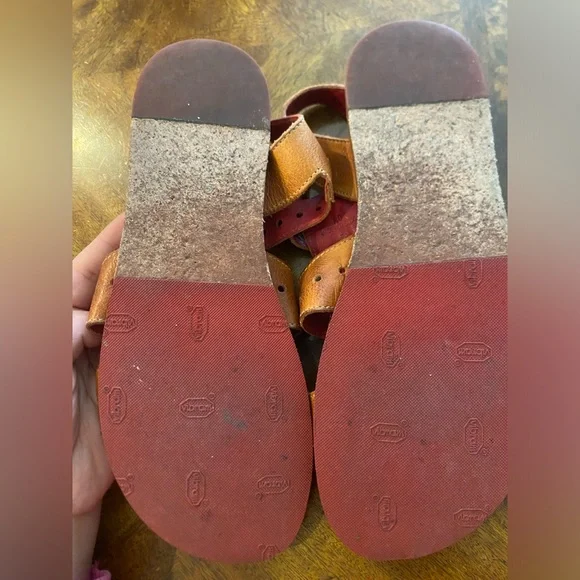 Bed Stu Womens Pecan Rustic Leather Sue Gladiator Sandal - Picture 3 of 5